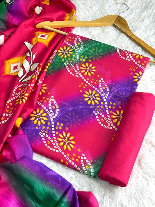 Linen Printed 3pc D-63